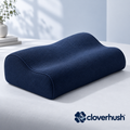 Navy Contour Pillow