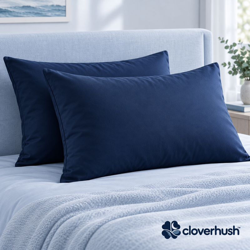 Classic Navy Bed Pillows