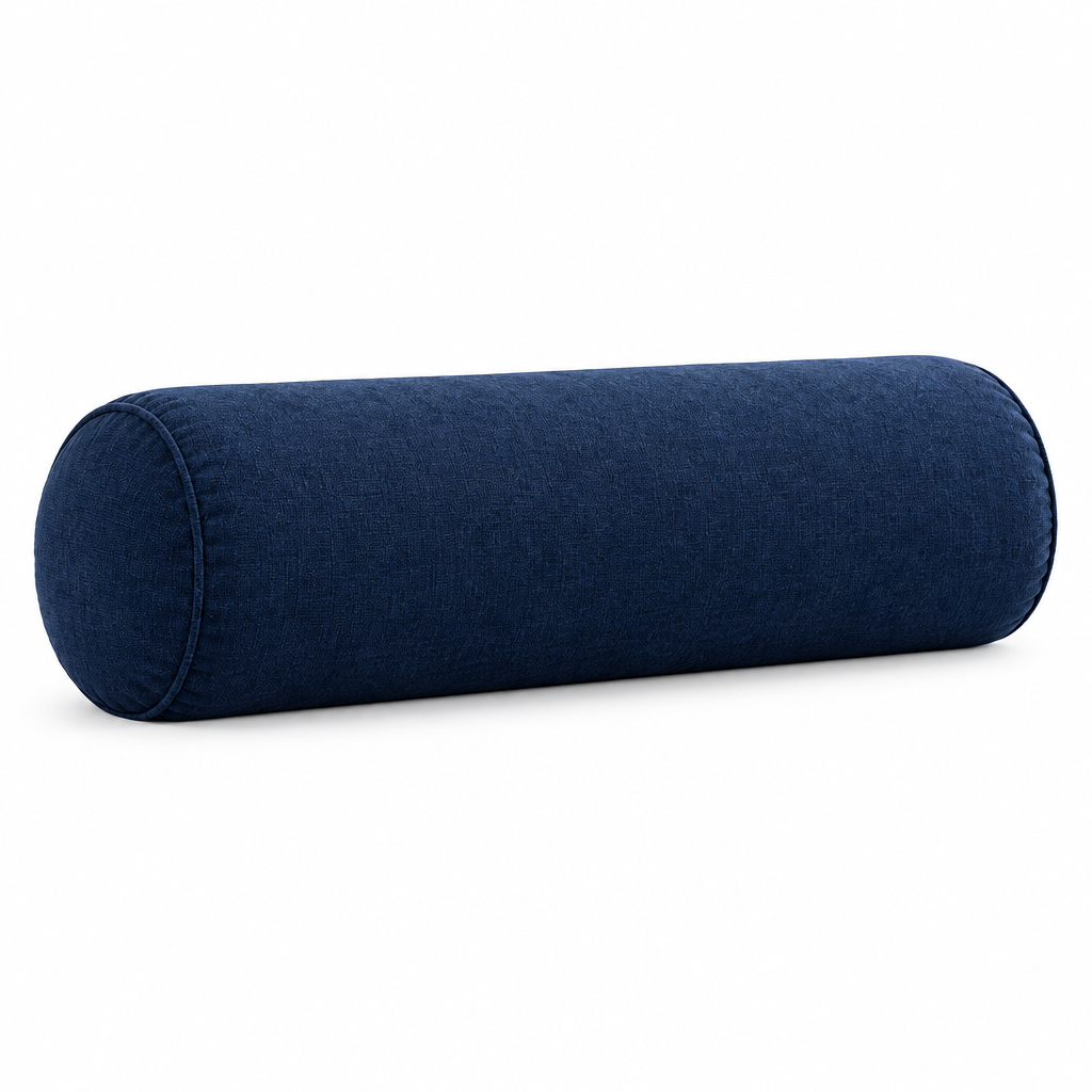 Navy Bolster Pillow