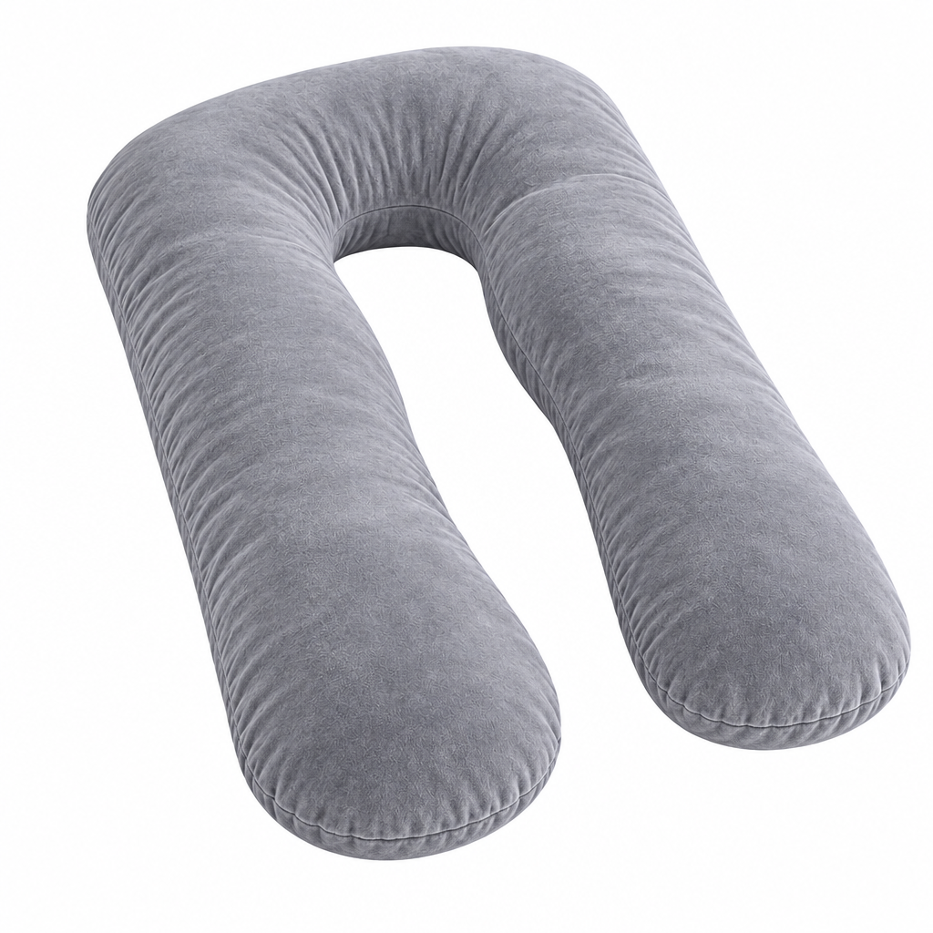 Navy U-Shaped Body Pillow