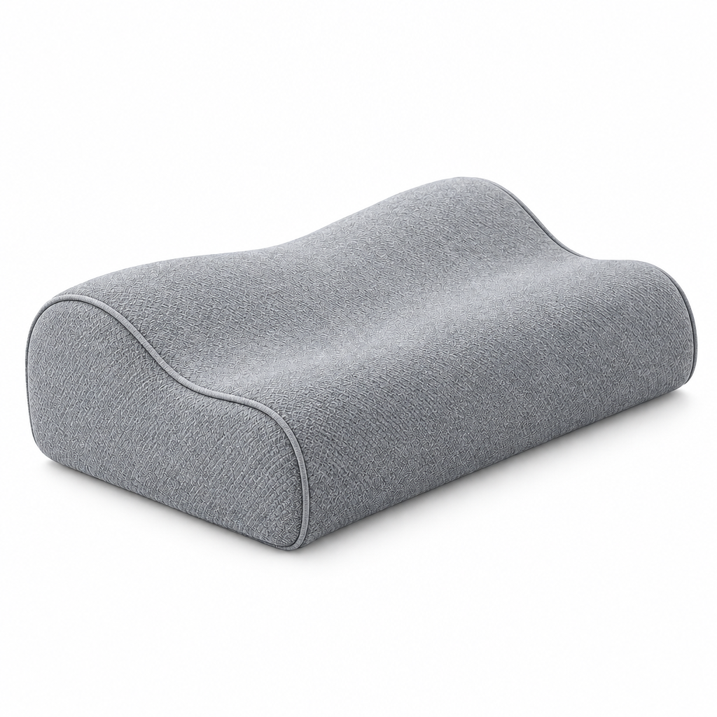 Navy Contour Pillow