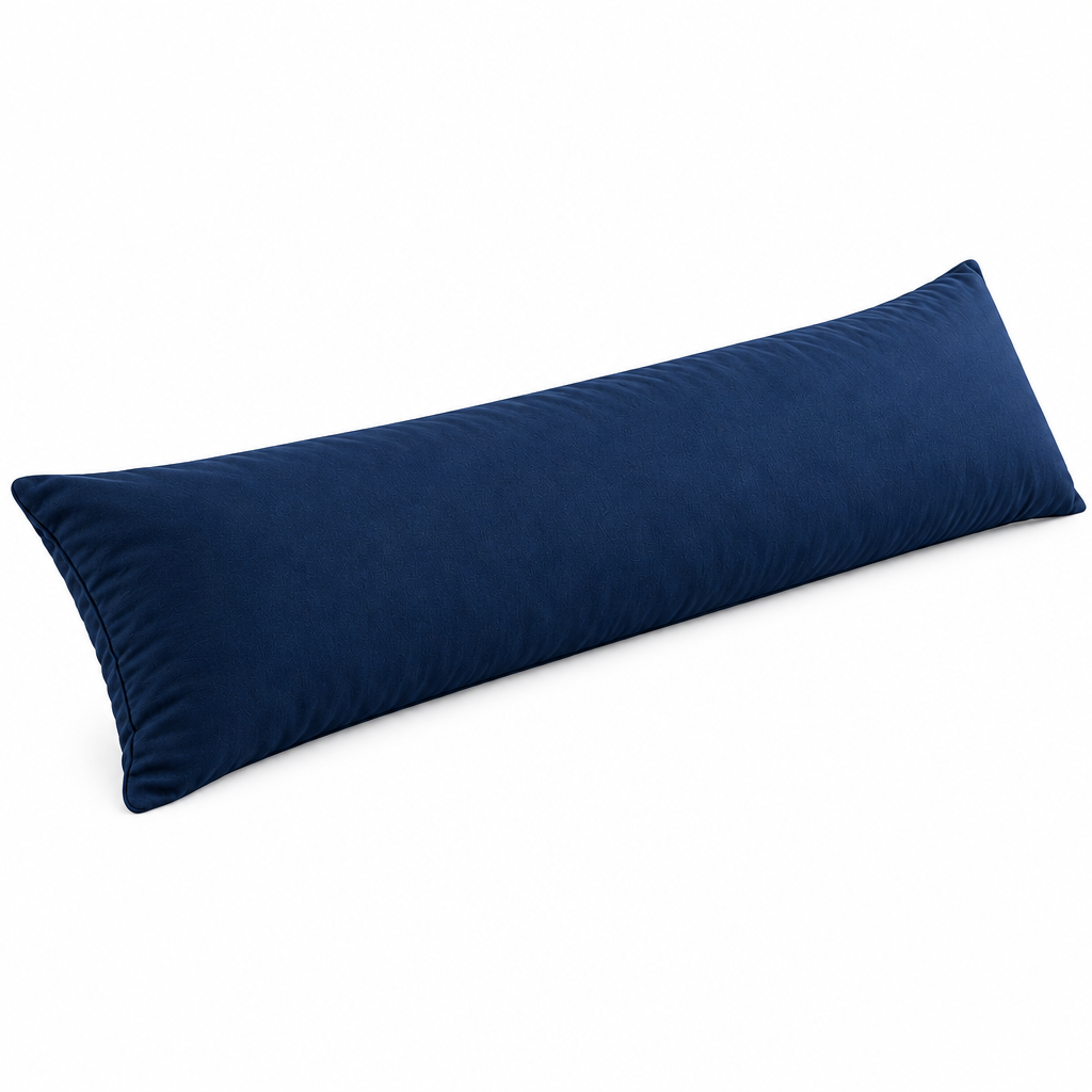 Navy Long Body Pillow
